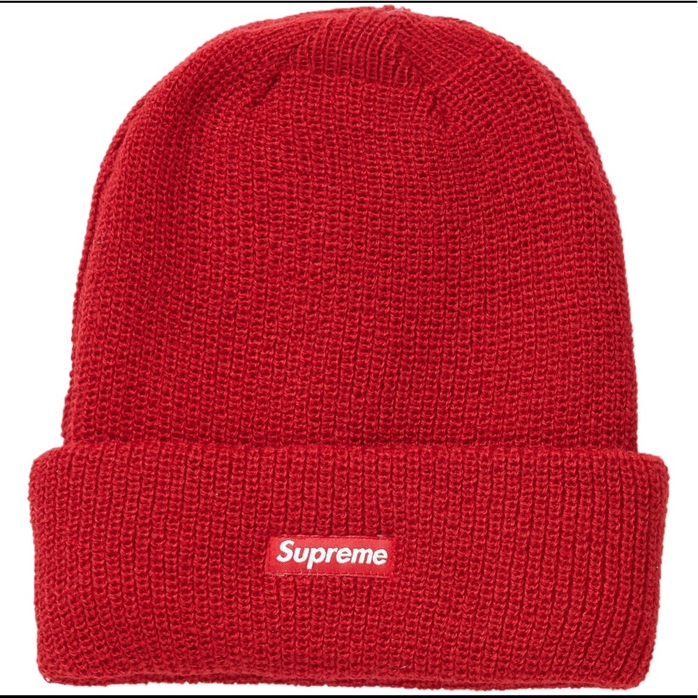 Red SUPREME Beanie
